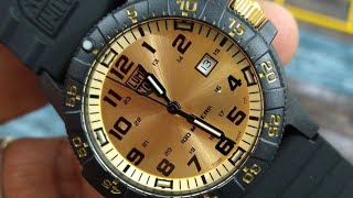 Luminox XS0325GP Leatherback Sea Turtle Giant Gold [upl. by Adelaida]