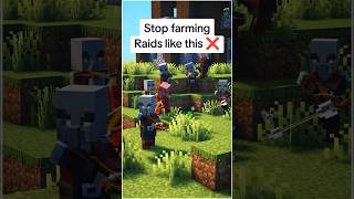 Minecraft Easy Raid Farm 🔥 [upl. by Annekim]