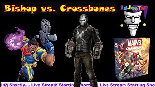 Marvel Champions Bishop vs Crossbones First MatchUp [upl. by Baun]