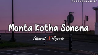 Monta Kichu Bojhe Na Lofi Song  Slowed X Reverb   Monta Kotha Sonena  Bengali Song [upl. by Maclean]