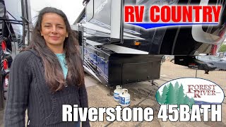 Forest River RVRiverstone45BATH  by RV Country of Fresno CA Mesa AZ Fife WA Mt Vernon WA Cob [upl. by Rednasela]