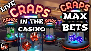 🎲LIVE CRAPS MAX BETS 6’s amp 8’s ALL DAY •Harrah’s So Cal Casino •Bubble Craps •Episode 107 [upl. by Urbain]