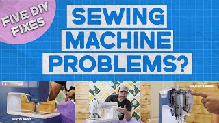 Sewing Machine Problem  5 DIY Fixes [upl. by Christabel484]