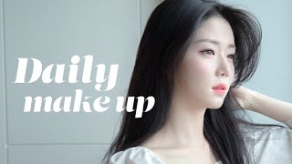 첫 데일리 메이크업🎀FIRST DAILY MAKEUP ROUTINE [upl. by Ssenav]