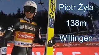 Piotr Żyła 138m Willingen 28012017r drużynówka [upl. by Eerazed]