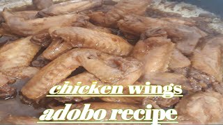 Chicken Wings Adobo recipe [upl. by Meriel23]