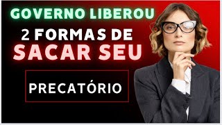 Governo LIBERA SAQUE de Precatórios  COMO SABER SE MEU PRECATÓRIO ESTÁ LIBERADO  Precatório 2024 [upl. by Arteid]