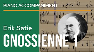 Satie  Gnossienne no 1 for Violin and Piano Accompaniment  play along video score sheet music [upl. by Wilterdink]