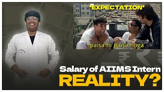 Salary of a Intern Doctor in India  AIIMS  AFMC and All states in India [upl. by Iluj]