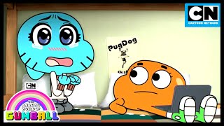 Gumballs Double Life as Akanechan  Gumball  Cartoon Network [upl. by Pimbley330]