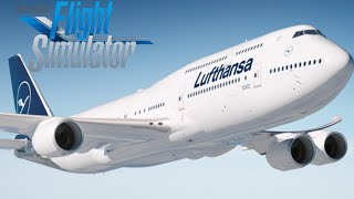 BOIENG 7478 LUFTHANSA  TAKEOFF GUARULHOS RUMO A MIAMI  MFS2020 [upl. by Cris]