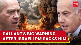 Gallants Chilling Warning After Netanyahu Fires Him  Israel Risks Mark Of Cain  Watch [upl. by Haizek]