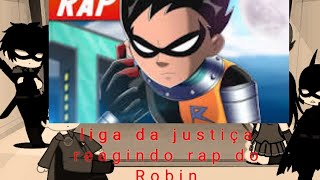 🥀Liga da justiçaAsa Noturna reagindo rap do RobinMeu lado do MalGC [upl. by Longan]