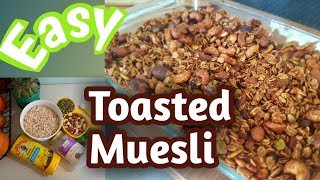 EASY  TOASTED MUESLI  RECIPE  MARJ BENDOY [upl. by Nnyloj]