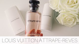 LOUIS VUITTON ATTRAPE REVES PERFUME unboxing amp review  best Louis Vuitton perfume [upl. by Sakul]