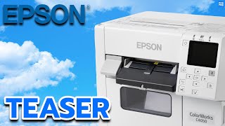 EPSON ColorWorks CWC4050 เครื่องพิมพ์ฉลากสี  TEASER [upl. by Angie967]