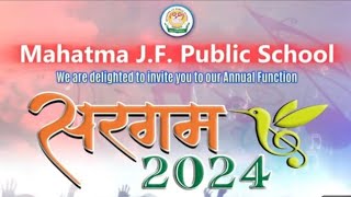 prize distribution 2024 mahatma JF public school annual function program [upl. by Asirrak]