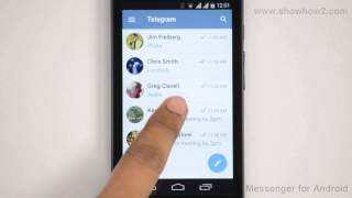 Telegram Messenger For Android  How To Send A Document [upl. by Olmstead]