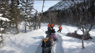 Creek Eats Sled Snowbunjees Save the Day  Cains Quest 2020  Mealy Mountain Gorge [upl. by Anneres]