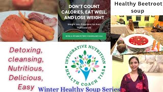 Beetroot detox soup Cleansing Winter Soup Skin glowing soup Weight loss soupTias2882 [upl. by Golden43]