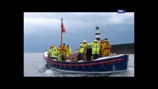 RNLI lifeboats escort historic lifeboat back home to Seaham [upl. by Delorenzo]