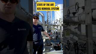 NextGen H2S Removal System Tech in action biogas dairyfarm manufacturing [upl. by Leanard]