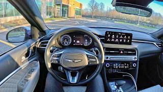 2024 Genesis G70 AWD 33T Sport Prestige  POV Driving Impressions [upl. by Torosian]