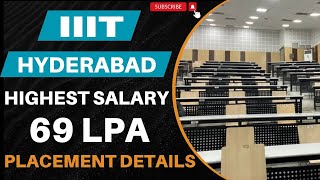 IIIT HYDERABADHIGHEST SALARY 69 LPAAPPLICATION ENDS TODAYIMPORTANT INFORMATION TO TWELFTHSTUDENTS [upl. by Aala]