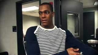 Rajon Rondo Talks Debut of quotFighter Jetquot Foamposite  Kicks On Court Weekly [upl. by Verge]