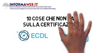 10 Cose che non sai sulla Certificazione ECDL  CON NOI ESAMI AICA ECDL ONLINE DAL PC DI CASA [upl. by Nnahgem]