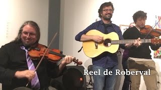 REEL DE ROBERVAL Quebec Fiddle Weekend with Pascal Gemme amp Yann Falquet [upl. by Ivz]