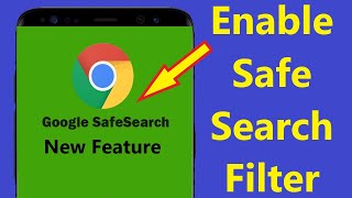 How to Turn on Safe Search filter in Google Chrome 2023  Howtosolveit [upl. by Kippie]