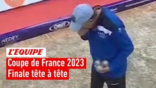 Pétanque  Le replay de la finale tête à tête à Montbéliard Coupe de France 2023 [upl. by Othelia]