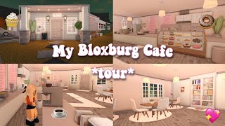 My Bloxburg Cafe Tour  Roblox Bloxburg  CuteKawaii Roblox [upl. by Nyrat369]