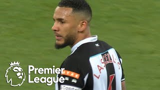 Jamaal Lascelles own goal puts Everton ahead of Newcastle United  Premier League  NBC Sports [upl. by Nylloh121]