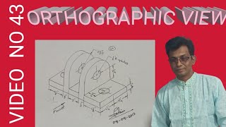 isometric view to orthographic view [upl. by Annaegroeg569]