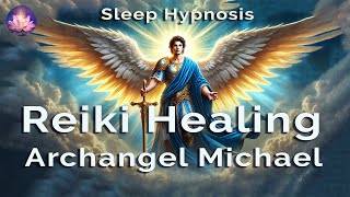 Guided Reiki Healing While You Sleep By Archangel Michael 🩵 Guided Meditation 432Hz Binaural Beats [upl. by Haldane950]