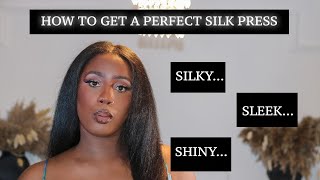 Why your silk press aint silking How to do a Silk Press [upl. by Marozas610]