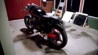 Honda cx500 cherry bomb exhaust test after triple bypass part 2 [upl. by Orips]