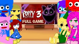 Poppy Playtime Chapter 3 React To Poppy Playtime Chapter 3 Full Game Walkthrough II Naomi 🐰 [upl. by Tut770]