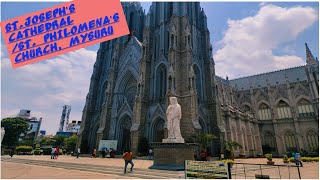 St Joseph’s Cathedral St Philomena’s Church Mysoremysorekarnatakafamouschurchtrending [upl. by Hsetim]