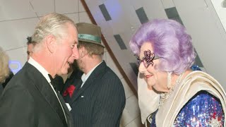 Barry Humphries best moments pranking and teasing the royals [upl. by Nylrac]