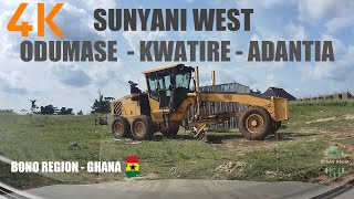 Odumase Kwatire Adantia Badu Road Project Sunyani West Ghana 4K [upl. by Dnumyar]