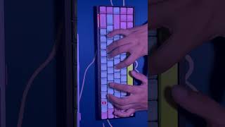 Tai ho keycaps asmr keyboard Hmx Xinhai luminkey mechanicalkeyboard customkeyboard [upl. by Bernadine]