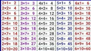 Table 2 to 6 [upl. by Fergus]