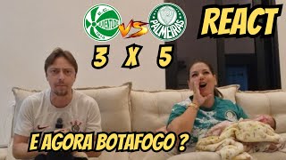 REACT  PALMEIRAS X JUVENTUDE  GOLEOU E ENCOSTOU NO LÍDER [upl. by Laraine]