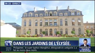 Journées du patrimoine ils sont arrivés à 6h pour visiter lÉlysée et ne le regrettent pas [upl. by Collyer]