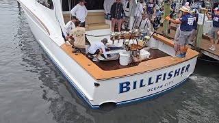 2024 White Marlin Open Billfisher Duffie Boatworks 2nd Place White 76 pounds worth 17 mil [upl. by Menis]