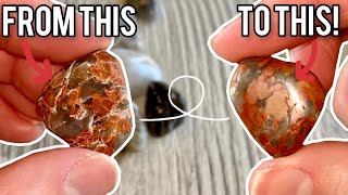 The Quick and Easy Way to Fix Chips and Cracks in your Tumbled Rocks [upl. by Ettennig]