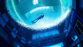 Deep Dive Dubai Inside worlds deepest pool [upl. by Ozzie]